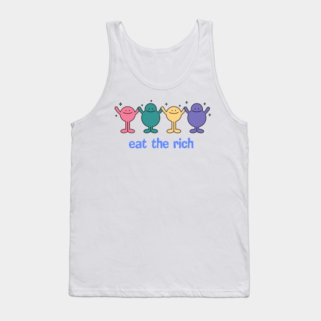 eat the rich Tank Top by screamousking